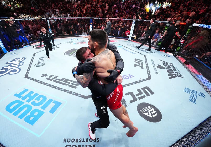 Ilia Topuria Celebrates World Champ